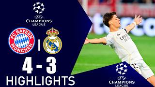 Bayern Münih - Real Madrid 4-3 (AGG 6-4) Maç Özeti | UEFA Şampiyonlar Ligi 2025/26