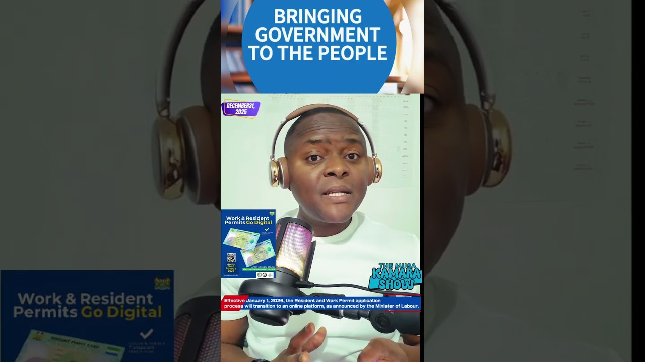 Work and Resident Permit go digital in Sierra Leone 