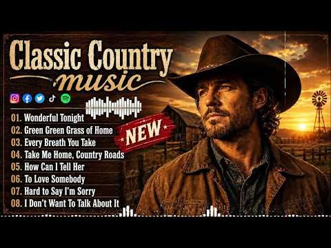 Classic Country Music Greatest Hits | Best Old Country Songs Playlist 2026 | Country 60s, 70s, 80s