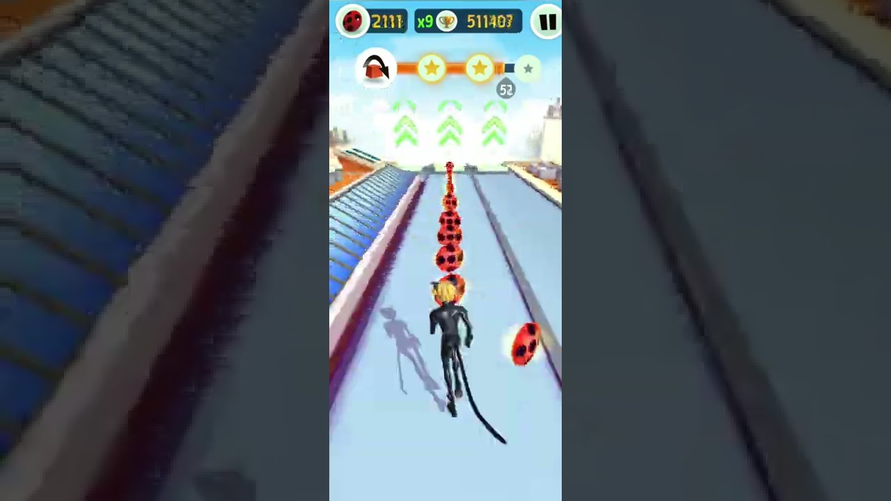 Miraculous Cat Noir All Levels Gameplay (Android/ios) Jump Over 60 Obstacles 