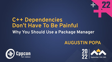 C++ Package Manager - C++ Dependencies Don