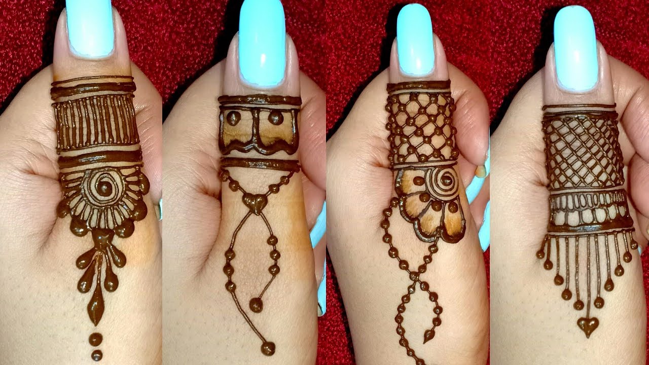 ALL NEW STYLISH AND CUTE FINGER MEHNDI DESIGN | THUMB TATTOO MEHNDI ...