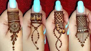 ALL NEW STYLISH AND CUTE FINGER MEHNDI DESIGN | THUMB TATTOO MEHNDI DESIGN