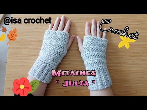 Comment crocheter des gants bébé- tutoriel pas à pas débutants