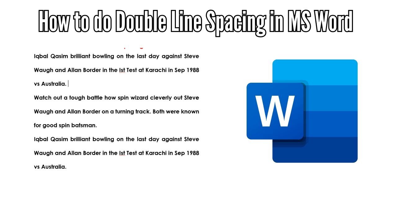 How to Do Double Line Spacing in MS Word (Easy & Fast!)