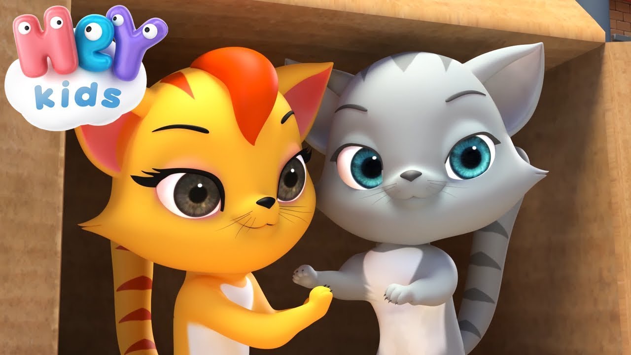 O Gatinho 🐱 Desenho Infantil Musical - HeyKids Português 