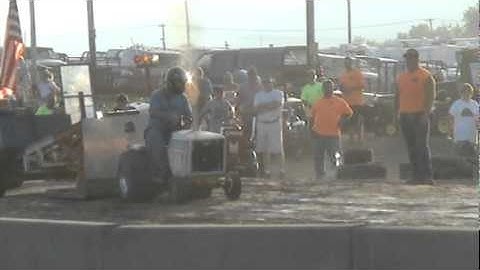 Pro Stock Turbo diesel Cub cadet pulling 2