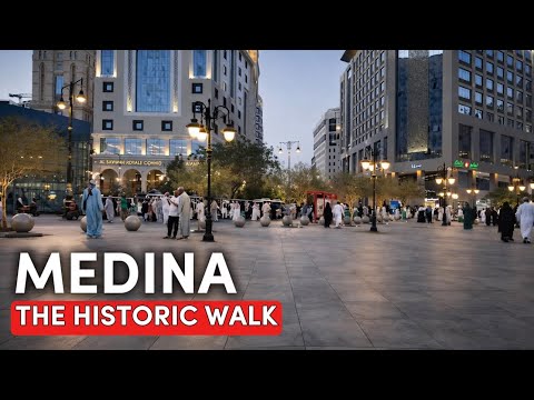 Walking from Al Masjid An Nabawi to Quba Mosque | Medina Morning Walk 4K
