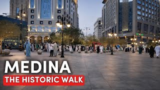 Walking from Al Masjid An Nabawi to Quba Mosque | Medina Morning Walk 4K