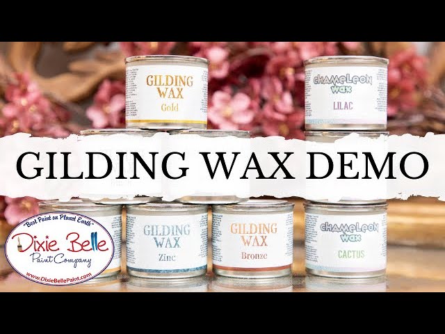 Dixie Belle Chameleon Wax | Apricot | Iridescent Oil Based Sheer Wax | DIY  Wax for Furniture, Tables, Projects | Made in the USA