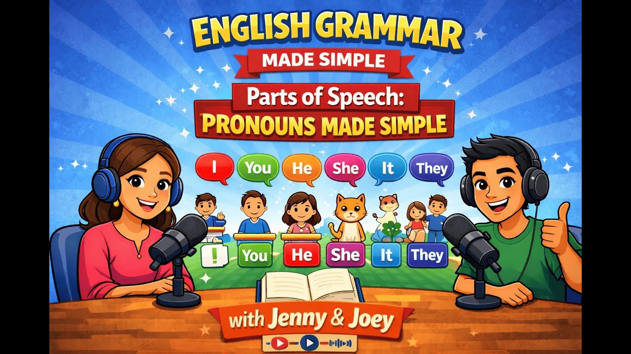 Pronouns Made Simple | Parts of Speech – Episode 3 | English Grammar Podcast 