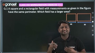 Class 8 Mensuration Exercise 11.1 Question No. 1