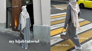 hijab tutorial: my hijab style, undercap & chiffon sheilas