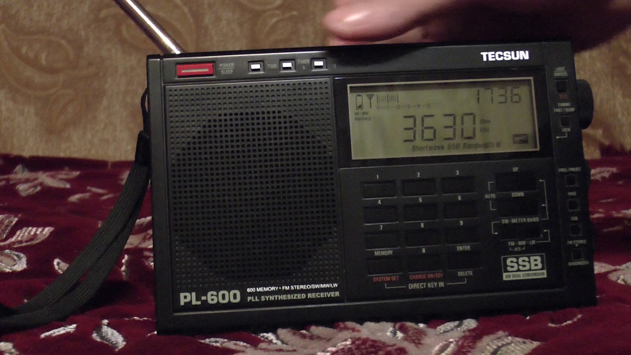Радиоприемник TECSUN PL600, прием SSB на 80 метров