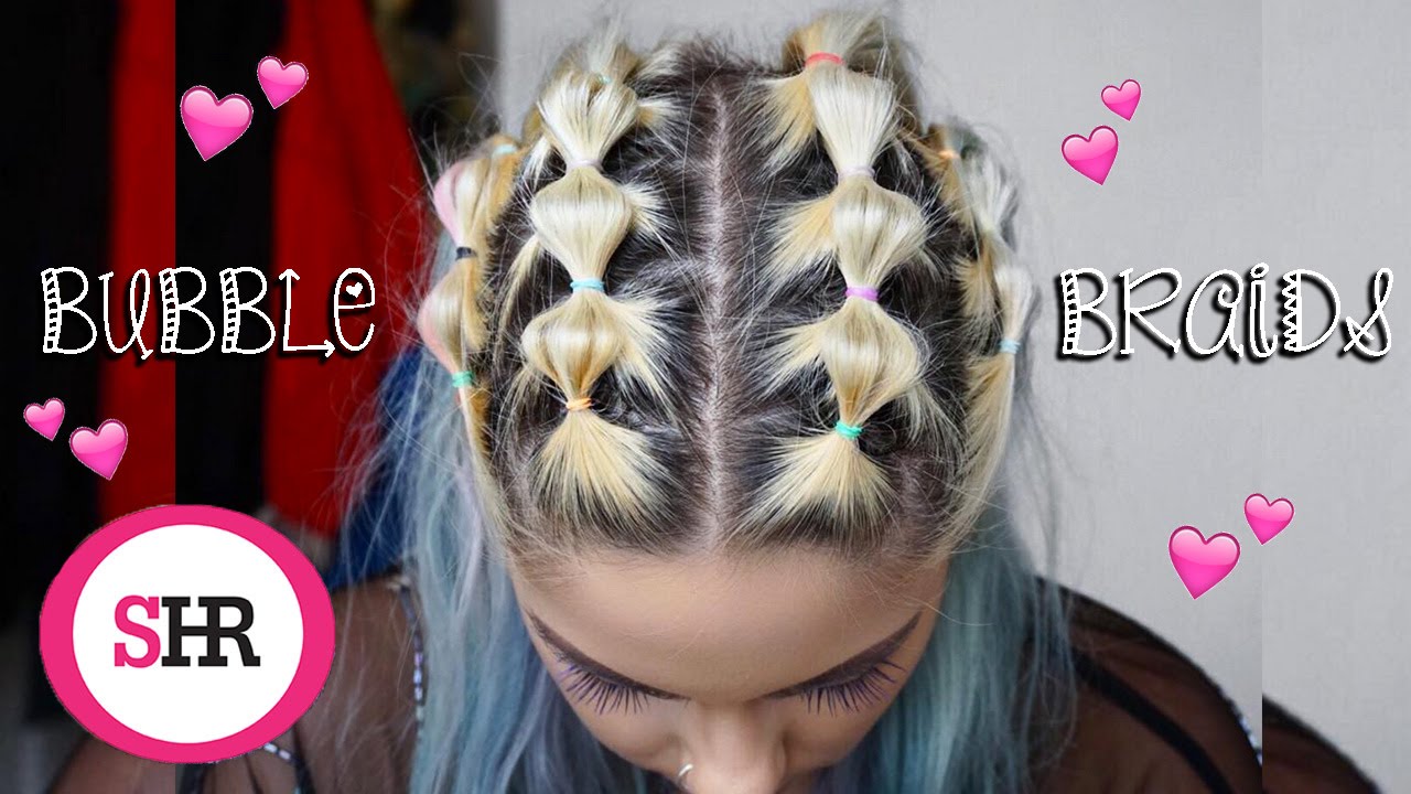 Bubble Braids Hair Tutorial Sophie Hannah Richardson