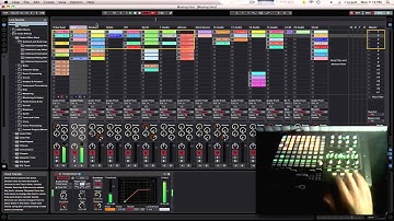 How you can perform live using Ableton Live and a APC40