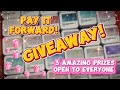 Closed pay it forward huge giveaway  3 prizes open to everyone