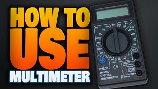 DT830B :// How to use a Digital Multimeter to test Voltage,Current and Resistance