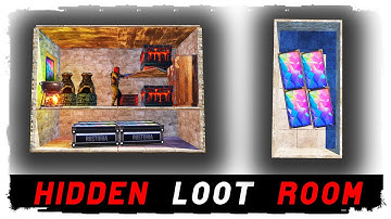HOW TO MAKE A HIDDEN LOOT ROOM IN RUST 2022