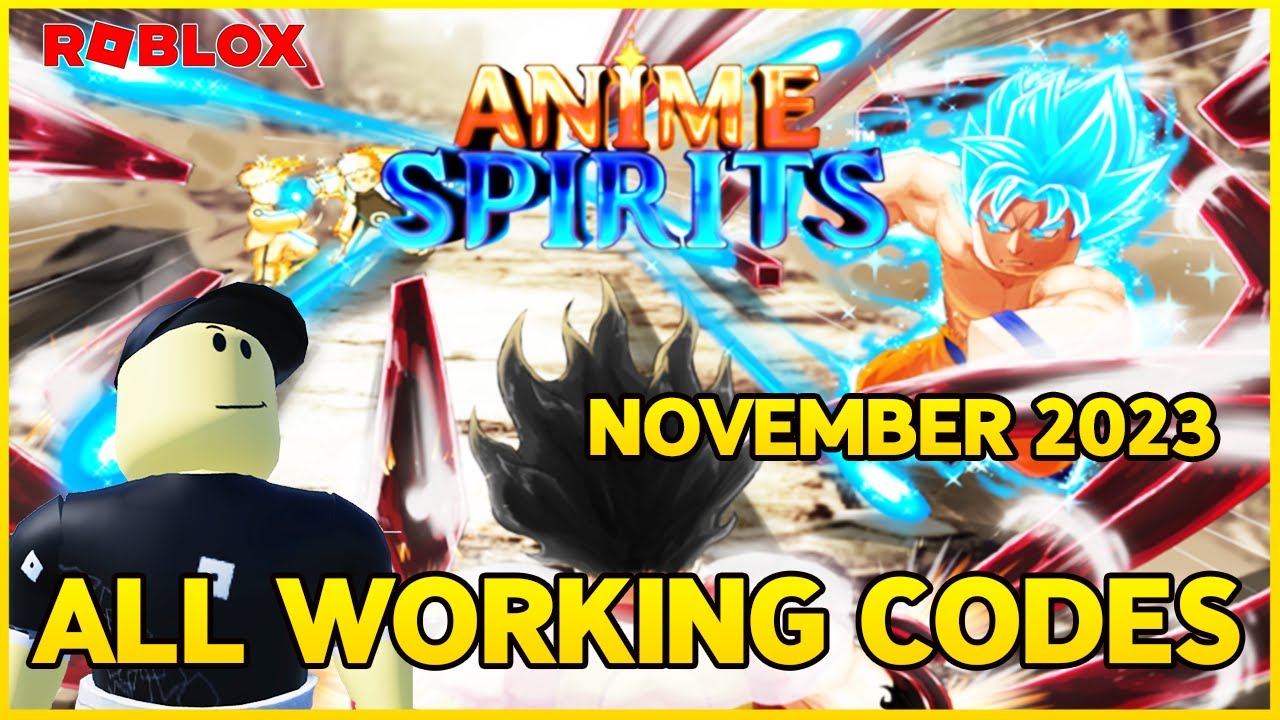 Anime Spirits codes for December 2023