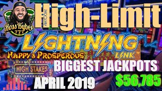 🎰 HIGH LIMIT LIGHTNING LINK 🎆 BIGGEST SLOT MACHINE HANDPAY JACKPOTS April 2019
