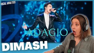 DIMASH KUDAIBERGEN - Adagio | Vocal Coach Reaction (& Analysis) | Jennifer Glatzhofer