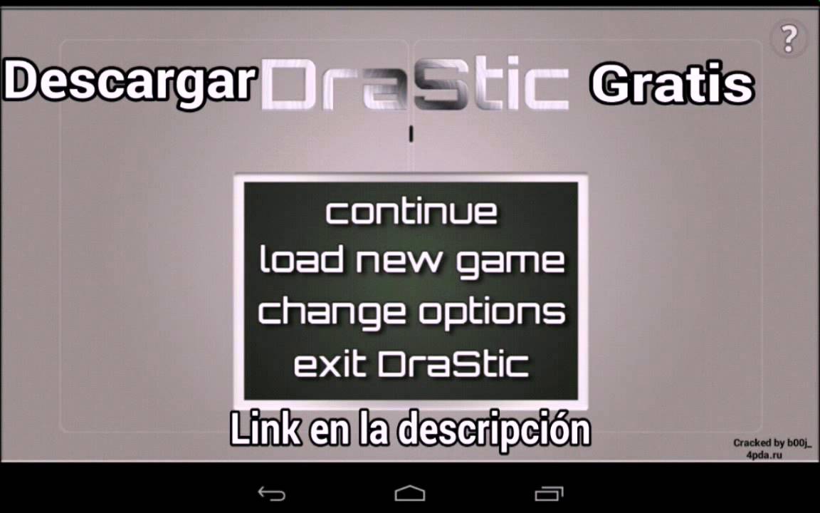 Drastic Full Version R2 4 0 1a | descargar drastic r2 2 1 1a para android sin root youtube Drastic Full Version R2 4 0 1a | descargar drastic r2 2 1 1a para android sin root youtube