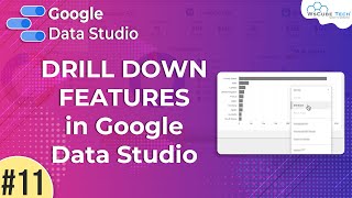 Drill Down Features in Google Data Studio - Google Data Studio (Part 11) | WsCube Tech