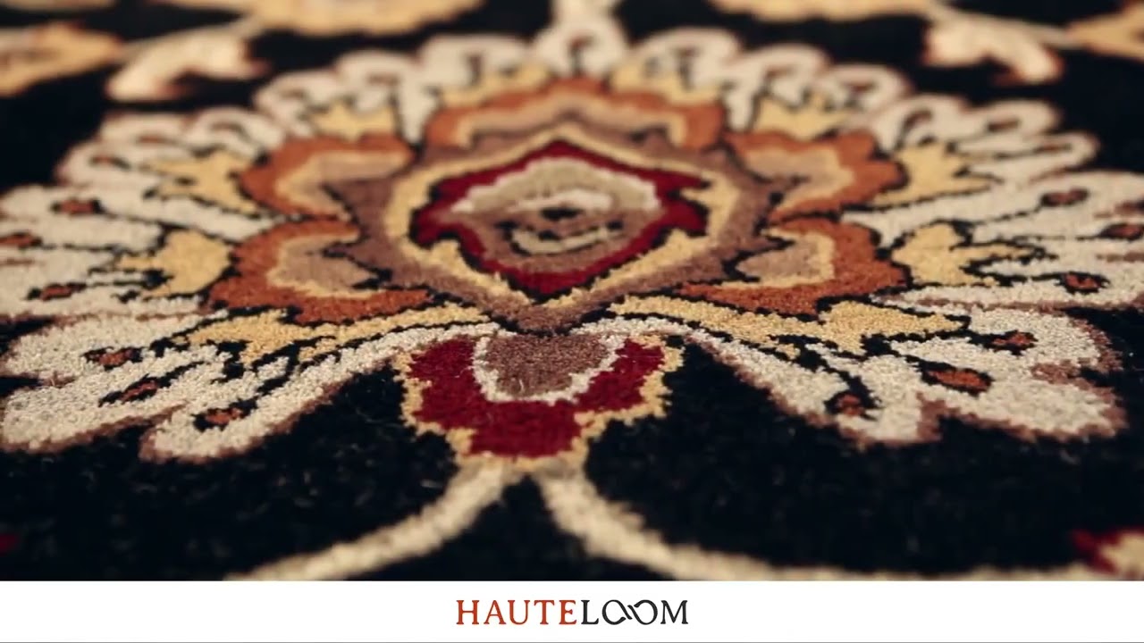 Conesus Hand Tufted Black 1053 Area Rug