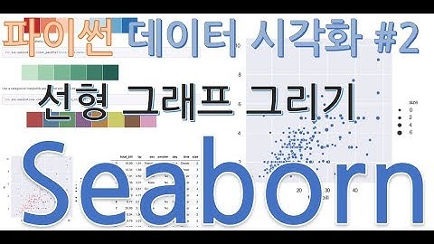 [초간단 파이썬 시각화]2편 Seaborn 선형 그래프 그리기: 데이터 분석