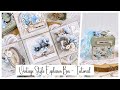 Handmade birt.ay vintage style explosion box paper crafting tutorial