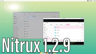 Nitrux 1.2.9 | Tiling Windows And Mauikit Applications