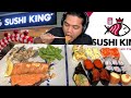 Asmr sushi mukbang  sushi king  eating sound no talking  dango asmr