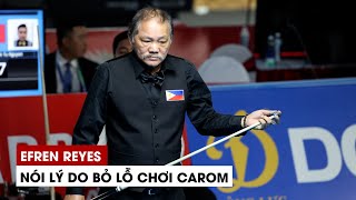 Huyền thoại billiards Efren Reyes: ‘Cảm ơn người Việt Nam', nói lý do bỏ lỗ chơi carom