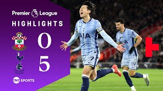 Spurs Smash Five Past Struggling Saints Southampton 0-5 Tottenham Premier League Highlights