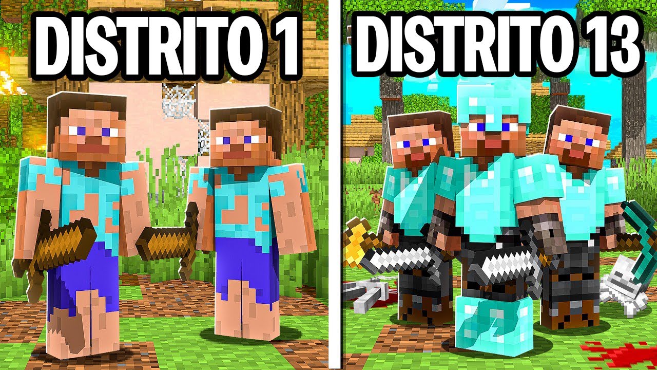 100 Jugadores Simulan Los Juegos Del Hambre en Minecraft | PARTE 1