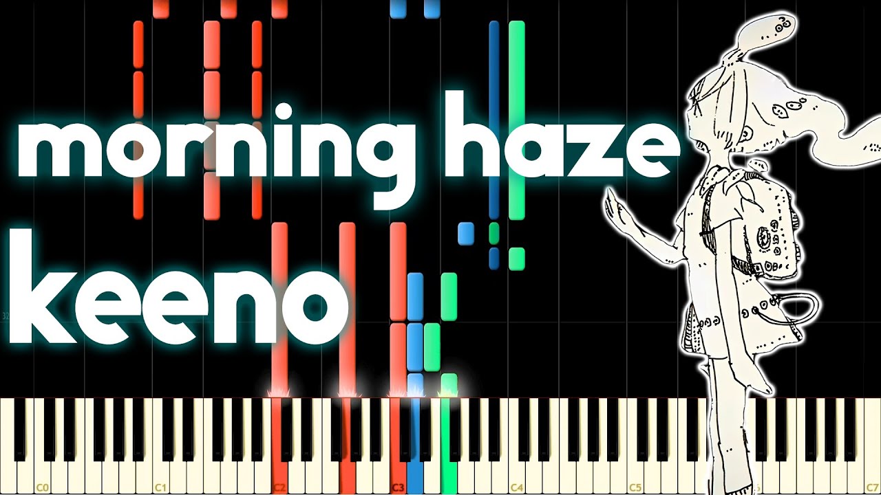 Hatsune Miku - Morning haze - PIANO MIDI