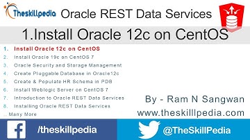 ORDS Oracle Tutorial 1 Install Oracle 12c on CentOS 7 | oracle ords | Oracle REST Data Services