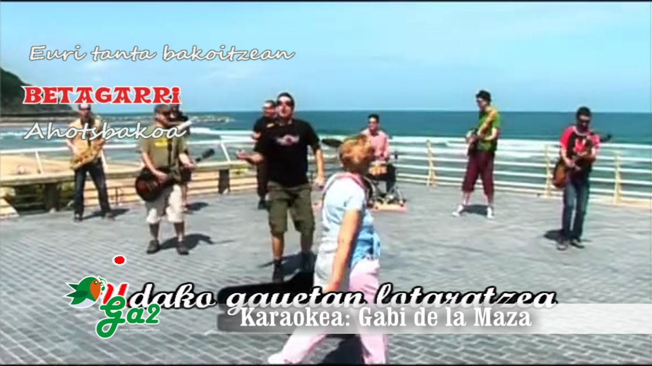 Euri tanta bakoitzean (Betagarri) ahotsbakoa