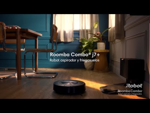 Robot aspirador y friegasuelos Roomba Combo j7+, el primer dos en uno completamente autónomo