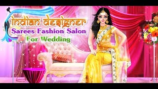 Indian Designer Sarees Fashion Salon For Wedding - Indian Saree Gameplay video by GameiCreate screenshot 5
