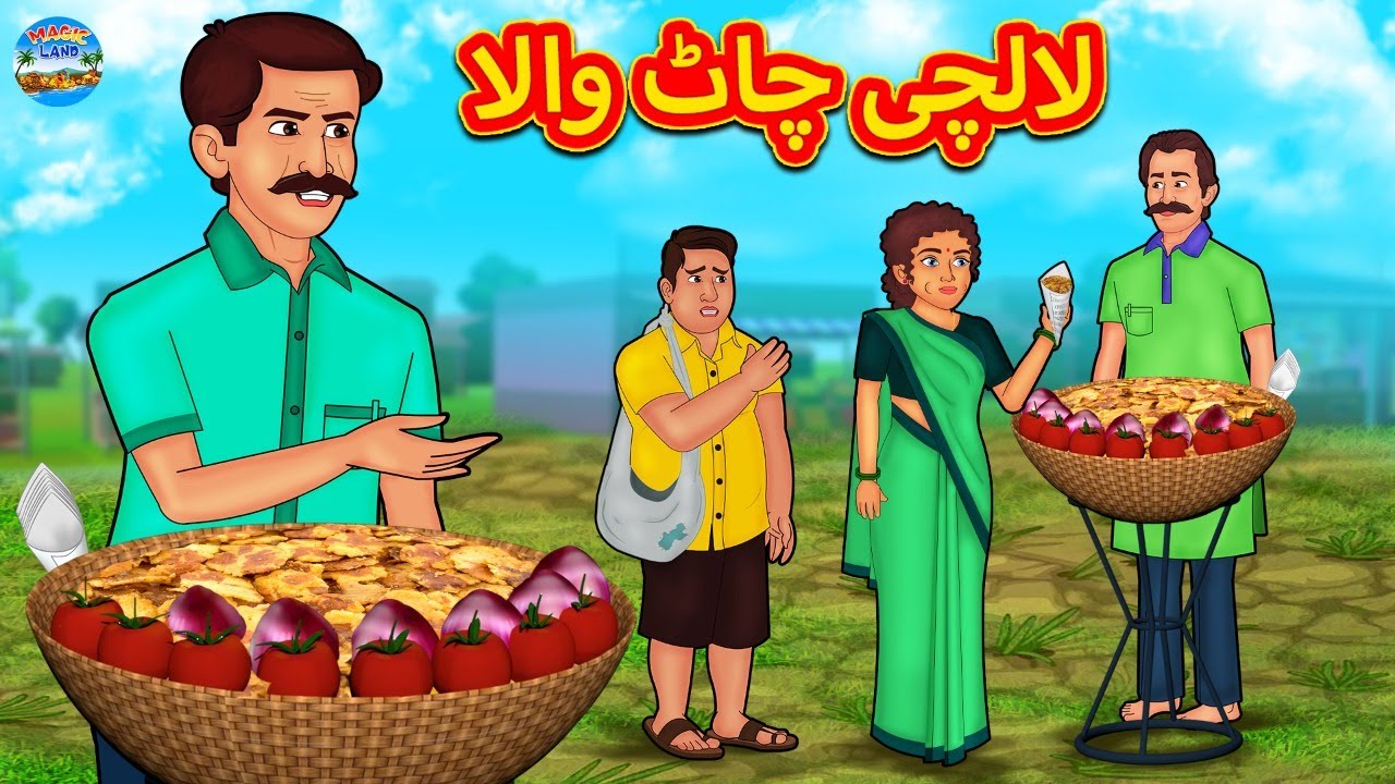 لالچی چاٹ والا | Urdu Stories | Bedtime Stories | Urdu Fairy Tales | Magic Land Urdu