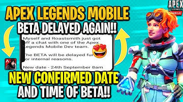 Apex Legends Mobile 4th Beta Again Delayed!|Apex Mobile New Beta Confirmed Release Date And Time!!