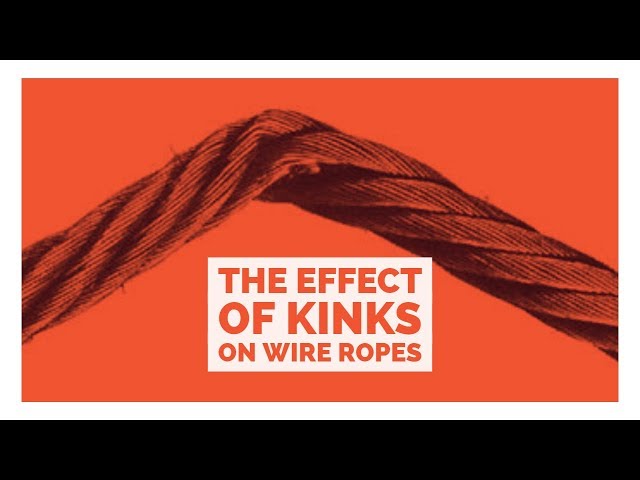 The Effects of Kinks on Wire Ropes 