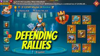 Piloting Maybe24 on Emperor Defending Rallies and trying to Secure Forts | Lords Mobile