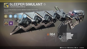 Destiny 2 Sleeper Simulant Review - PVE God, Crucible Sleeper?