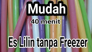 Cara membuat Es Lilin tanpa freezer || Praktek KIMIA