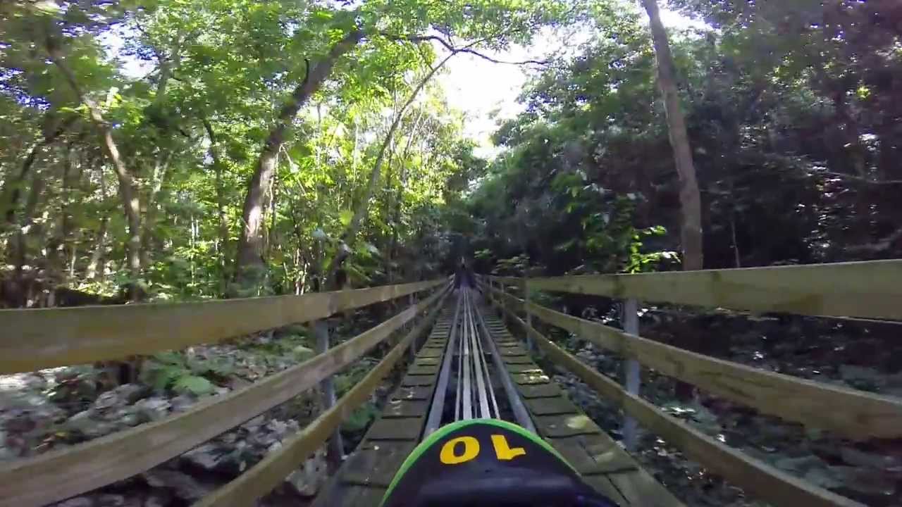 Mystic Mountain Bobsled Ride in Ocho Rios, Jamaica using my GoPro