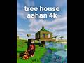 MINECRAFT SMALL TREE HOUSE 🏠 #gaming #shorts