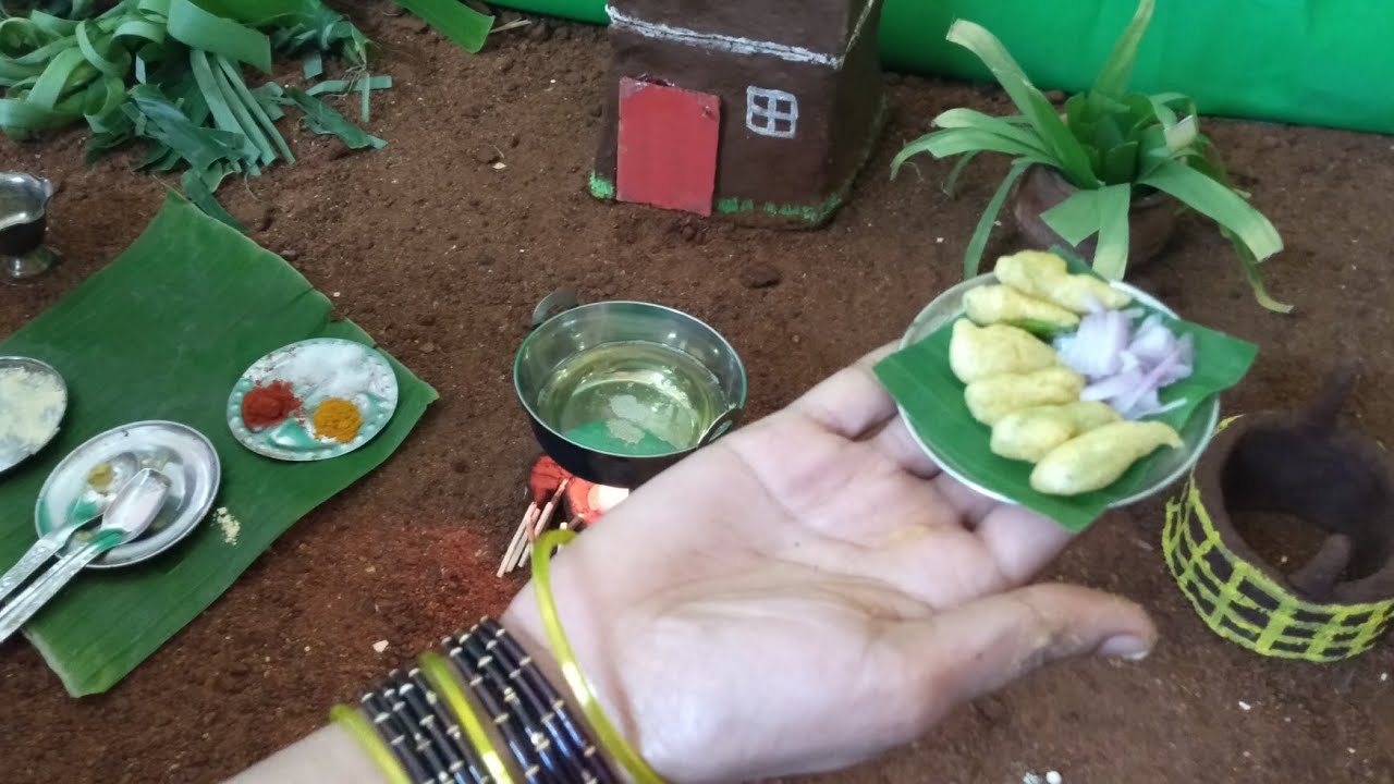 Mini kitchen Bajji|Miniature Cooking bajji recipe|FK's Mini Kitchen|